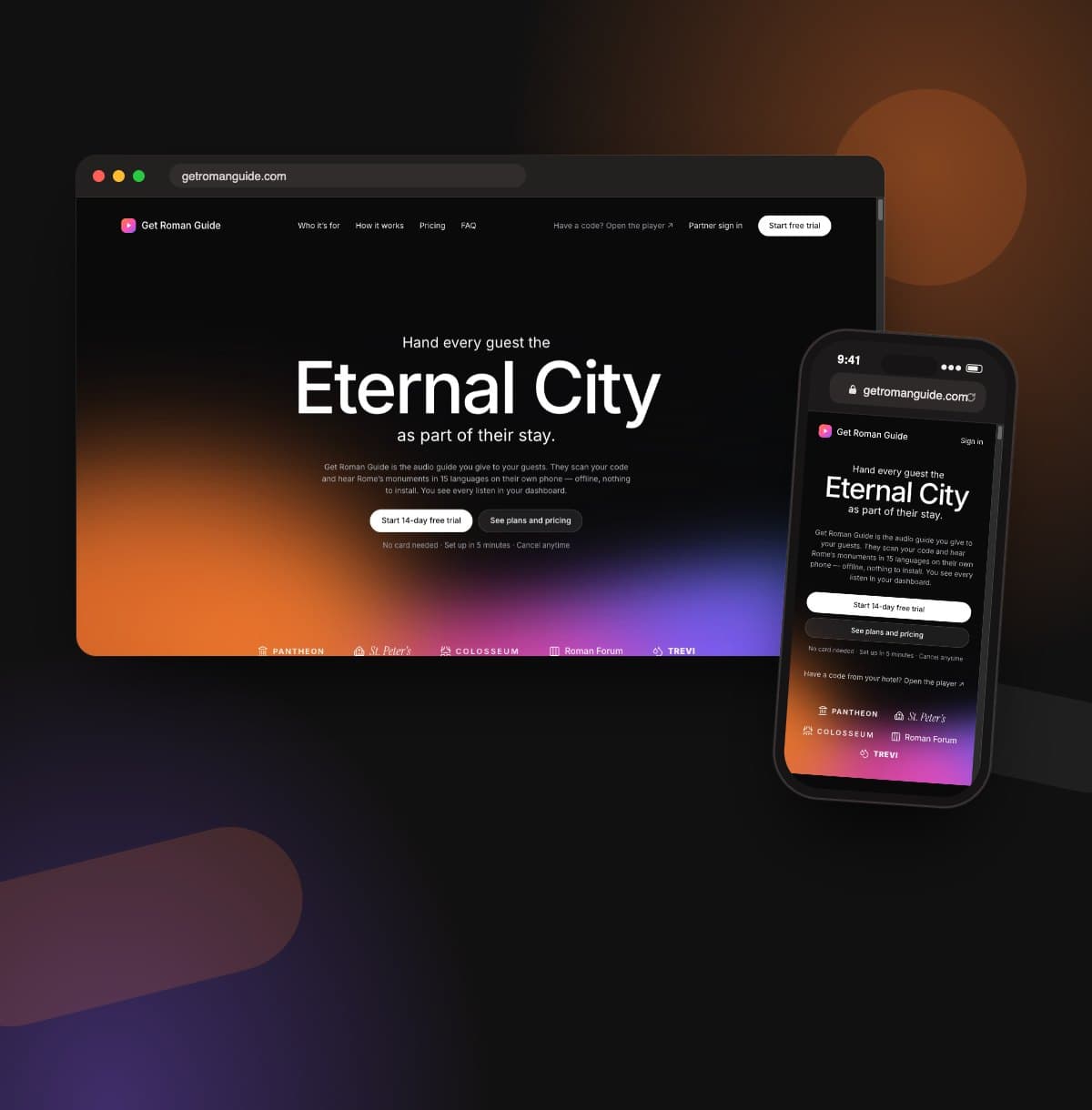 Get Roman Guide Audio Guide Platform