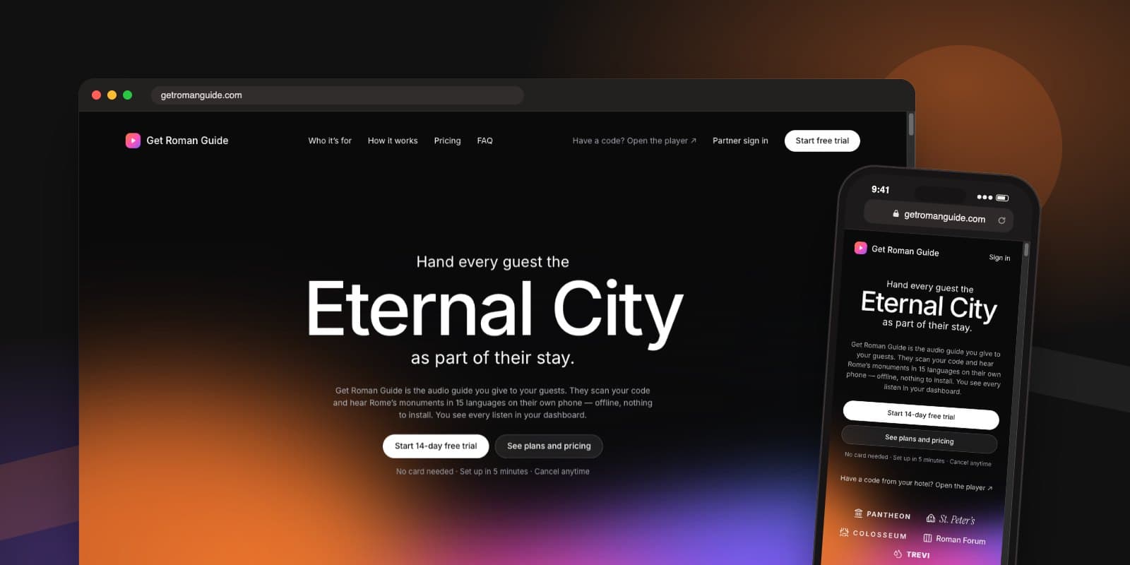 Get Roman Guide Audio Guide Platform