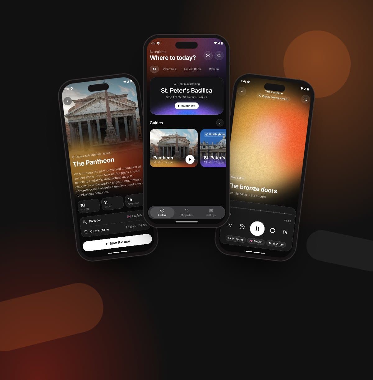 Roma Audio Audio Guide App
