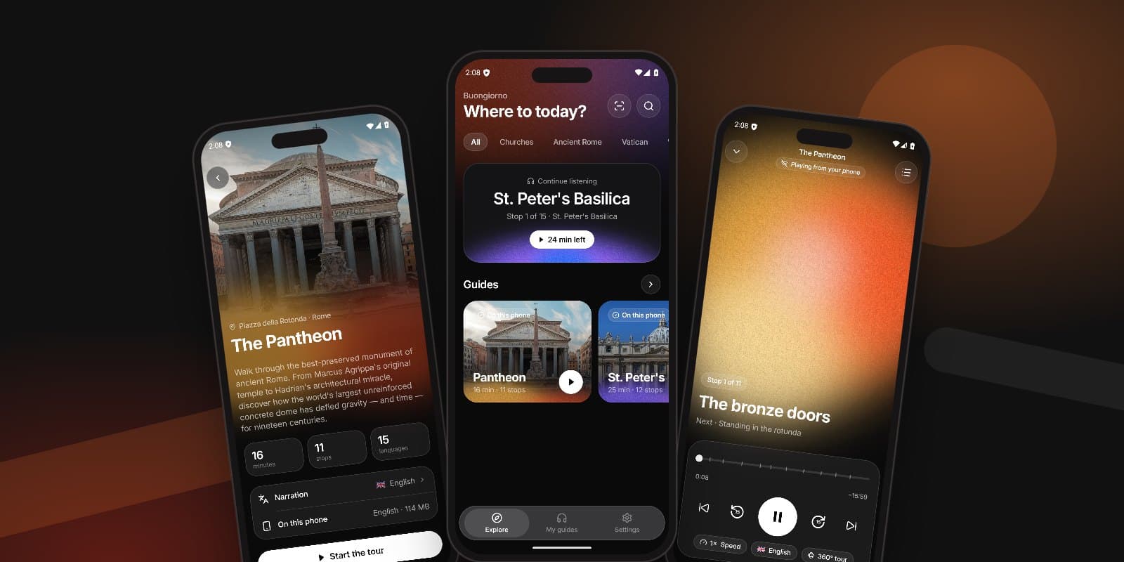 Roma Audio Audio Guide App